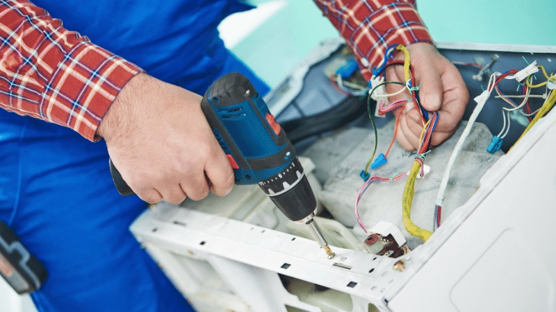 Keçiören Empero Empero çamaşır makinesi kart tamiri – Su almama arızası orijinal parça ile giderildi. - Teknik servis örneği