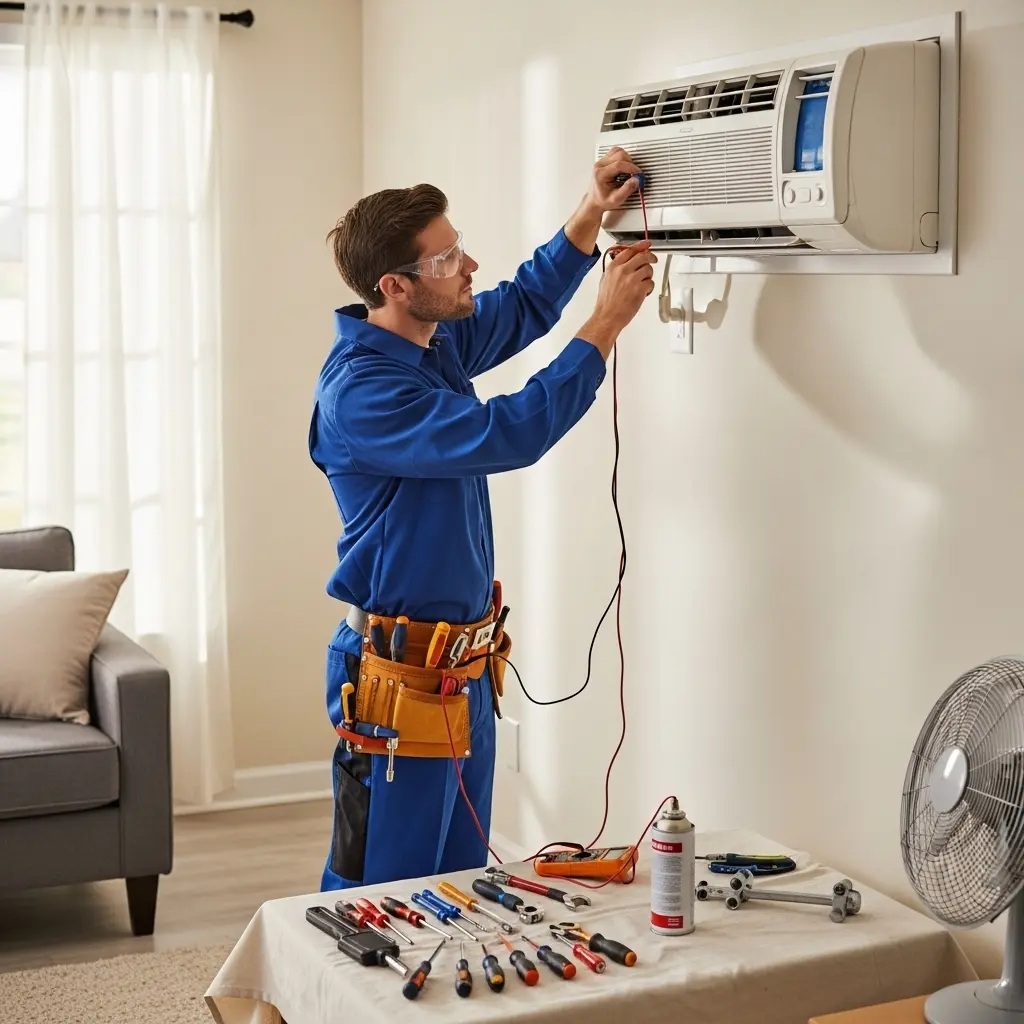 Keçiören Empero Empero klima gaz dolumu ve bakım – Enerji verimliliği artırıldı. - Teknik servis örneği